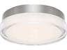 dweLED by WAC Lighting Dot 1-Light Stainless Steel LED Round Flush Mount