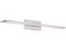 dweLED by WAC Lighting Line 1-Light Brushed Aluminum Gray LED Vanity Light