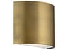 dweLED by WAC Lighting Pocket 1-Light Aged Brass LED Wall Sconce