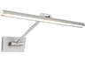 dweLED by WAC Lighting Reed 1-Light Brushed Nickel LED Picture Light