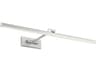 dweLED by WAC Lighting Reed 1-Light Brushed Nickel LED Picture Light
