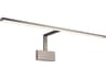 dweLED by WAC Lighting Uptown 1-Light Brushed Nickel Black LED Picture Light