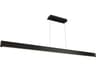 dweLED by WAC Lighting Volo 1-Light Black LED Linear Island Pendant