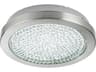 Eglo Arezzo 1-Light Matte Nickel Round Flush Mount
