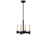 Eglo Broyles 4-Light Matte Black Chandelier