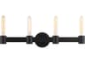 Eglo Broyles 4-Light Matte Black Vanity Light