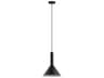 Eglo Canalello 1-Light Matte Black Mini Pendant