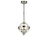 Eglo Cecillia 2-Light Chrome Globe Mini Pendant