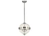 Eglo Cecillia 3-Light Chrome Globe Pendant