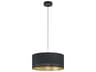 Eglo Esteperra 1-Light Black Drum Pendant