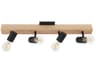 Eglo Kingswood 4-Light Brown Black Track & Rail Light