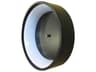 Eglo Marghera 1-Light Black Round Flush Mount