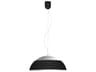 Eglo Marghera 1-Light Black Silver Dome Pendant