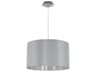 Eglo Maserlo 1-Light Satin Nickel Drum Pendant