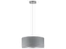 Eglo Maserlo 3-Light Satin Nickel Drum Pendant