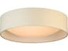 Eglo Orme 1-Light White Drum Flush Mount