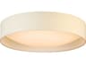Eglo Orme 1-Light White Drum Flush Mount