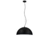 Eglo Rafaelino 1-Light Black White Dome Pendant