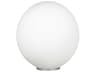 Eglo Rondo Silver Opal Frosted Glass Table Lamp