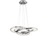 Elan Destiny 4-Light Chrome LED Geometric Round Pendant