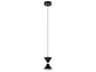 Elan Kordan 1-Light Matte Black LED Geometric Mini Pendant