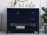 Elegant Lighting Aubrey Blue 42" Vanity with Backsplash