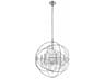 Elegant Lighting Cordelia 6-Light Chrome Clear Crystal Candelabra Globe Chandelier