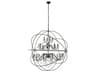 Elegant Lighting Cordelia 24-Light Black Clear Crystal Candelabra Globe Chandelier