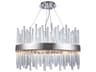 Elegant Lighting Dallas 16-Light-Light6 Chrome Clear Crystal Round Pendant