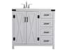 Elegant Lighting Grant Grey 36" Vanity