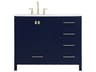 Elegant Lighting Irene Blue 42" Vanity