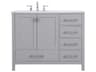 Elegant Lighting Irene Gray 42" Vanity