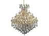 Elegant Lighting Maria Theresa 49-Light Gold Clear Crystal Candelabra Tiered Chandelier