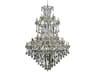 Elegant Lighting Maria Theresa 85-Light Chrome Gold Crystal Candelabra Tiered Chandelier