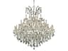 Elegant Lighting Maria Theresa 41-Light Chrome Clear Crystal Candelabra Tiered Chandelier
