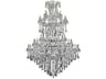 Elegant Lighting Maria Theresa 85-Light Chrome Clear Crystal Candelabra Tiered Chandelier