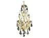 Elegant Lighting Maria Theresa 4-Light Gold Clear Crystal Candelabra Chandelier
