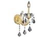 Elegant Lighting Maria Theresa Gold Clear Crystal Wall Sconce