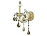 Elegant Lighting Maria Theresa Gold Crystal Wall Sconce