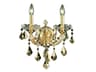 Elegant Lighting Maria Theresa Gold Crystal Wall Sconce