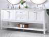 Elegant Lighting Metropolis White 72" Vanity