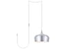 Elegant Lighting Nora 1-Light Burnished Nickel Bowl Pendant