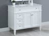 Elegant Lighting Park Avenue White 40" Vanity