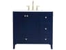 Elegant Lighting Sommerville Blue 36" Vanity