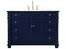 Elegant Lighting Wesley Blue 48" Vanity