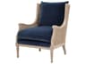 Essentials for Living Stitch & Hand Churchill Blue Fabric Accent Chair