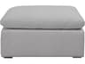Essentials for Living Stitch & Hand Sky Gray Upholstered Ottoman