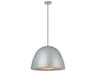 ET2 Fungo 1-Light Dark Grey Coffee Brown LED Dome Pendant