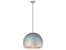 ET2 Palla 1-Light Dark Grey Coffee Brown LED Dome Pendant