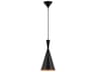 Eurofase Bronx 1-Light Black Mini Pendant